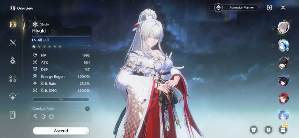 Hiyuki Account with Astrite - Wuthering Waves