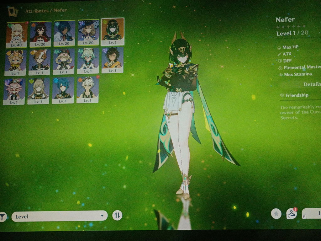 Nefer Genshin Impact Farmed Starter Account