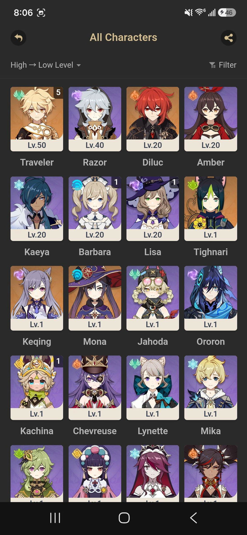 Genshin Impact Wishes Starter Account (America)