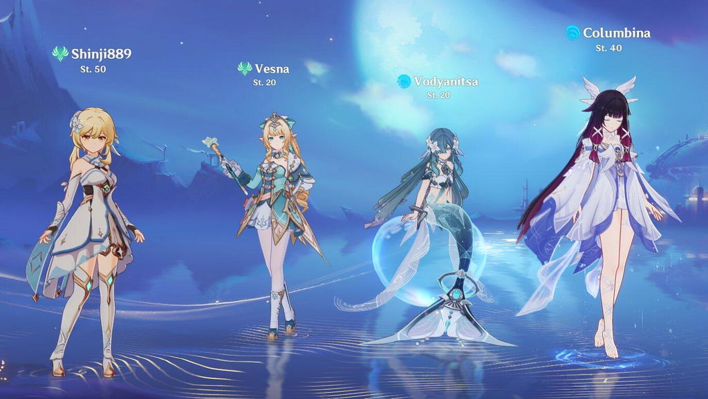 Columbina Genshin Impact Farmed Starter Account