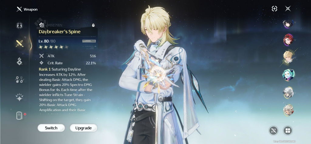 Luuk Account with Astrite - Wuthering Waves