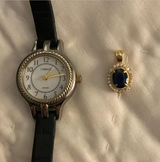 Vintage Style Oval Shaped Blue Sapphire Halo Set with Diamond Accents