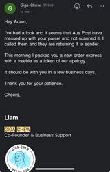 Adam review photo