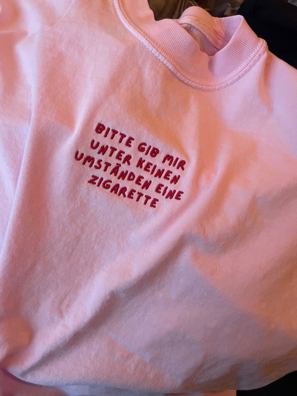 CUSTOM Your Text Playful Embroidered Classic T-Shirt
