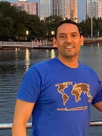 Gold World Map T-Shirt