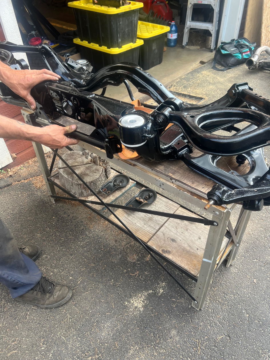 S13 240sx/R32 HICAS delete bar with toe arm mounts