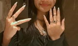 Geometric gothic ring set