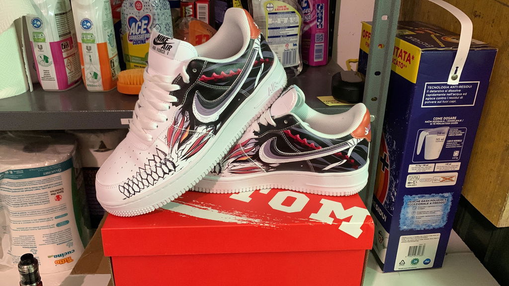 Ichigo Kurosaki Custom Sneakers