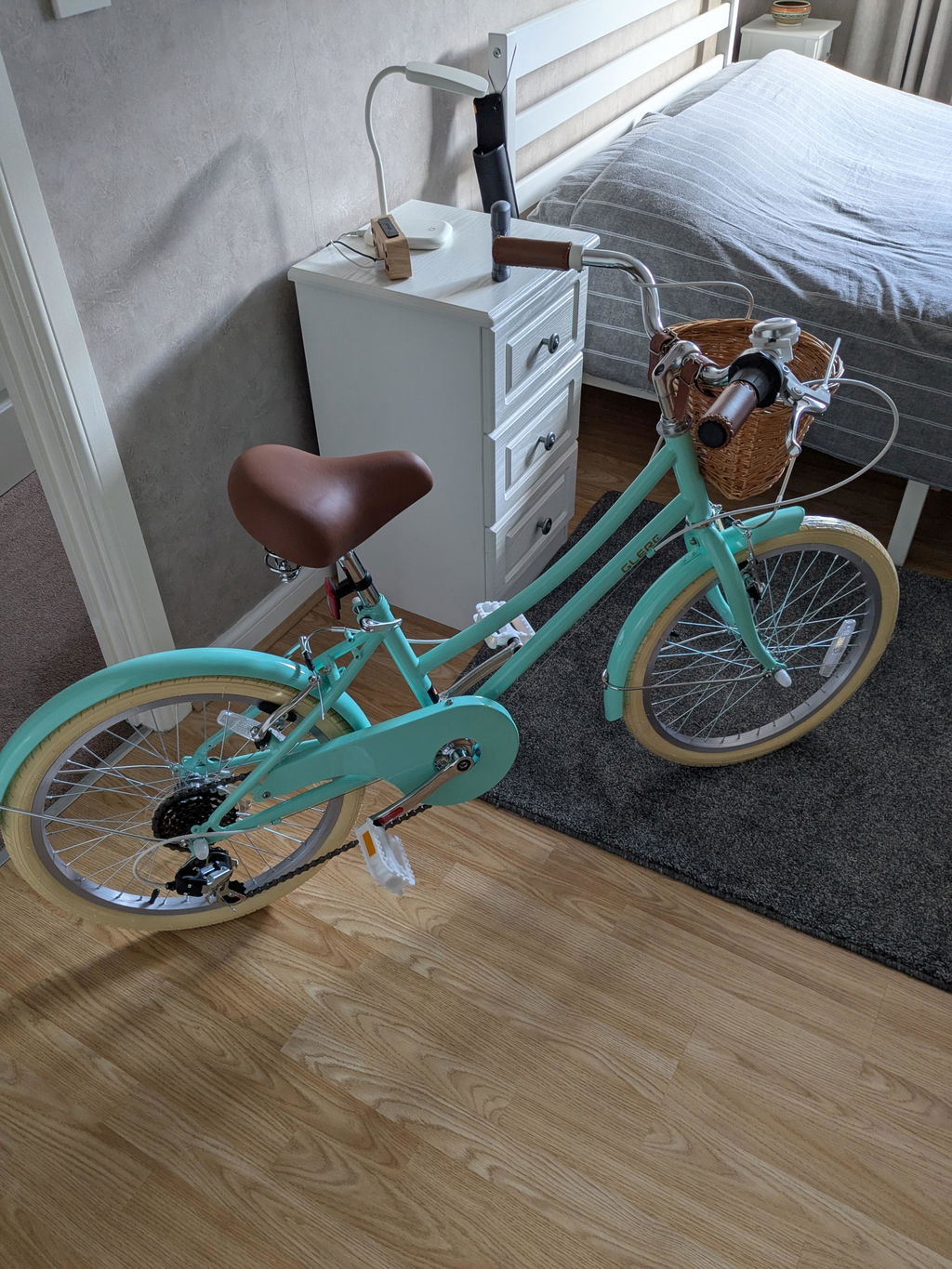 Glerc 20 Inch Beach Cruiser Hybrid Kids Bike - Missy