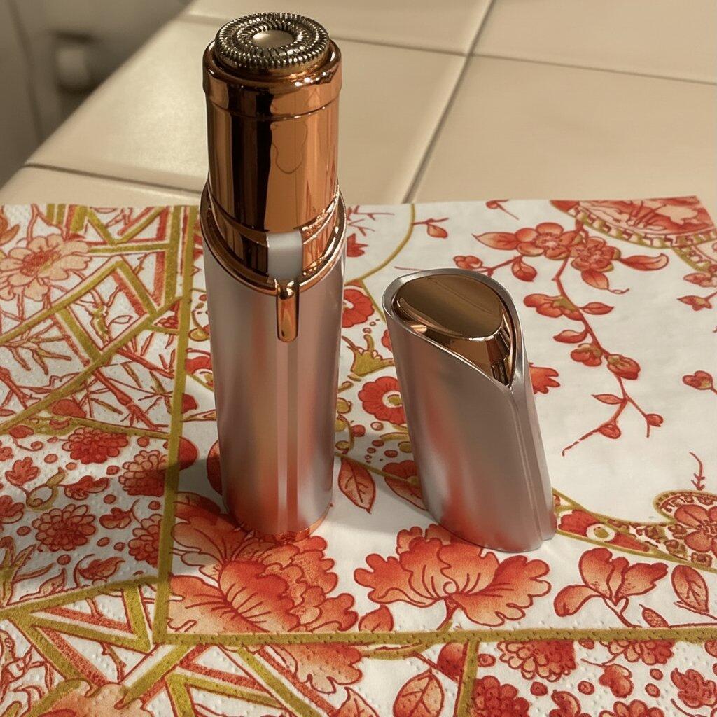 Customer photo: Nomi Flawless Facial Hair Trimmer
