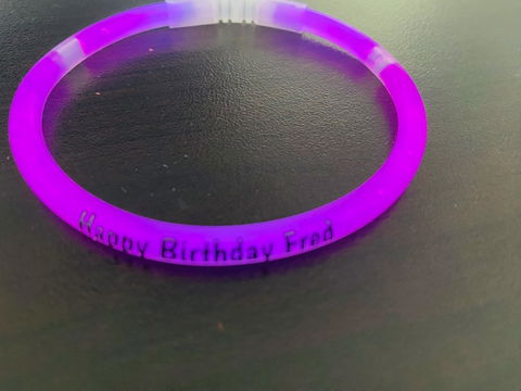 Custom Imprinted 8" Glow Bracelets