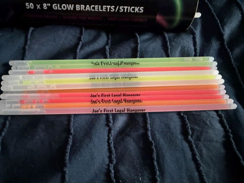 Custom Imprinted 8" Glow Bracelets