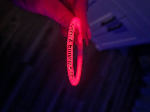 Custom Imprinted 8" Glow Bracelets