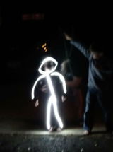 Toddler LED stickman costume