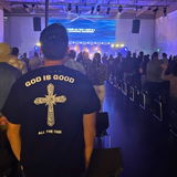 Organic Cotton T-Shirt - "God is Good. All the Time." (Black)