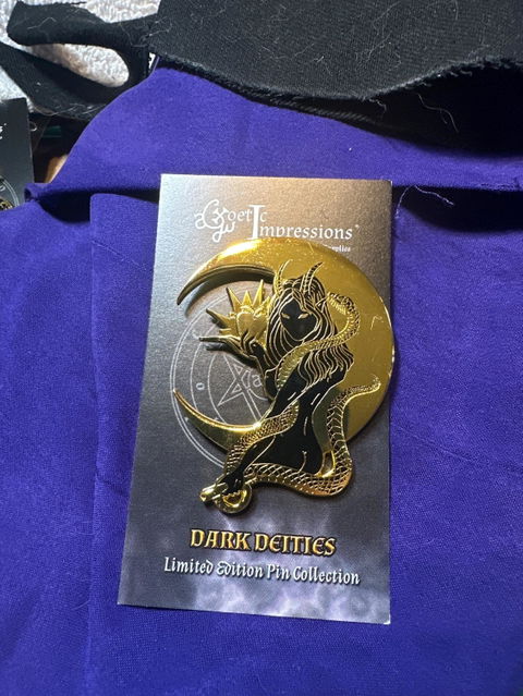 Lilith: Dark Deities Enamel Pin