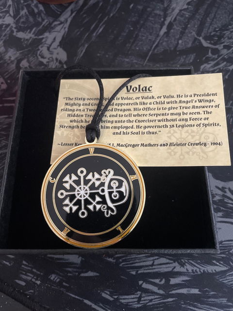 Valac Sigil Medallion - Ars Goetia Demon Seal
