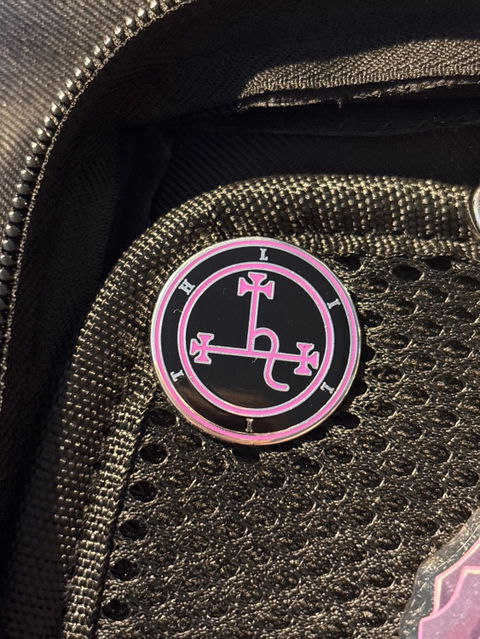 Lilith Sigil Hard Enamel Pin