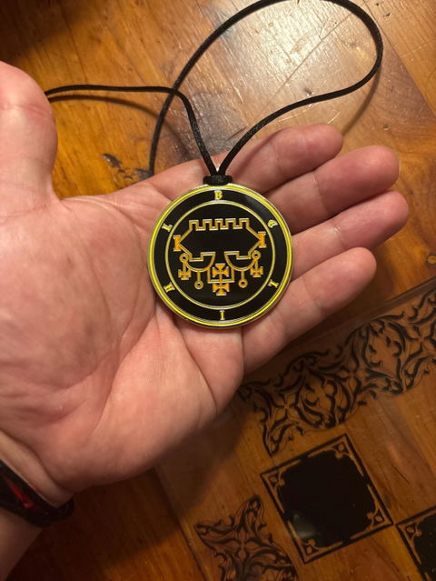 Belial Sigil Medallion - Ars Goetia Demon Seal