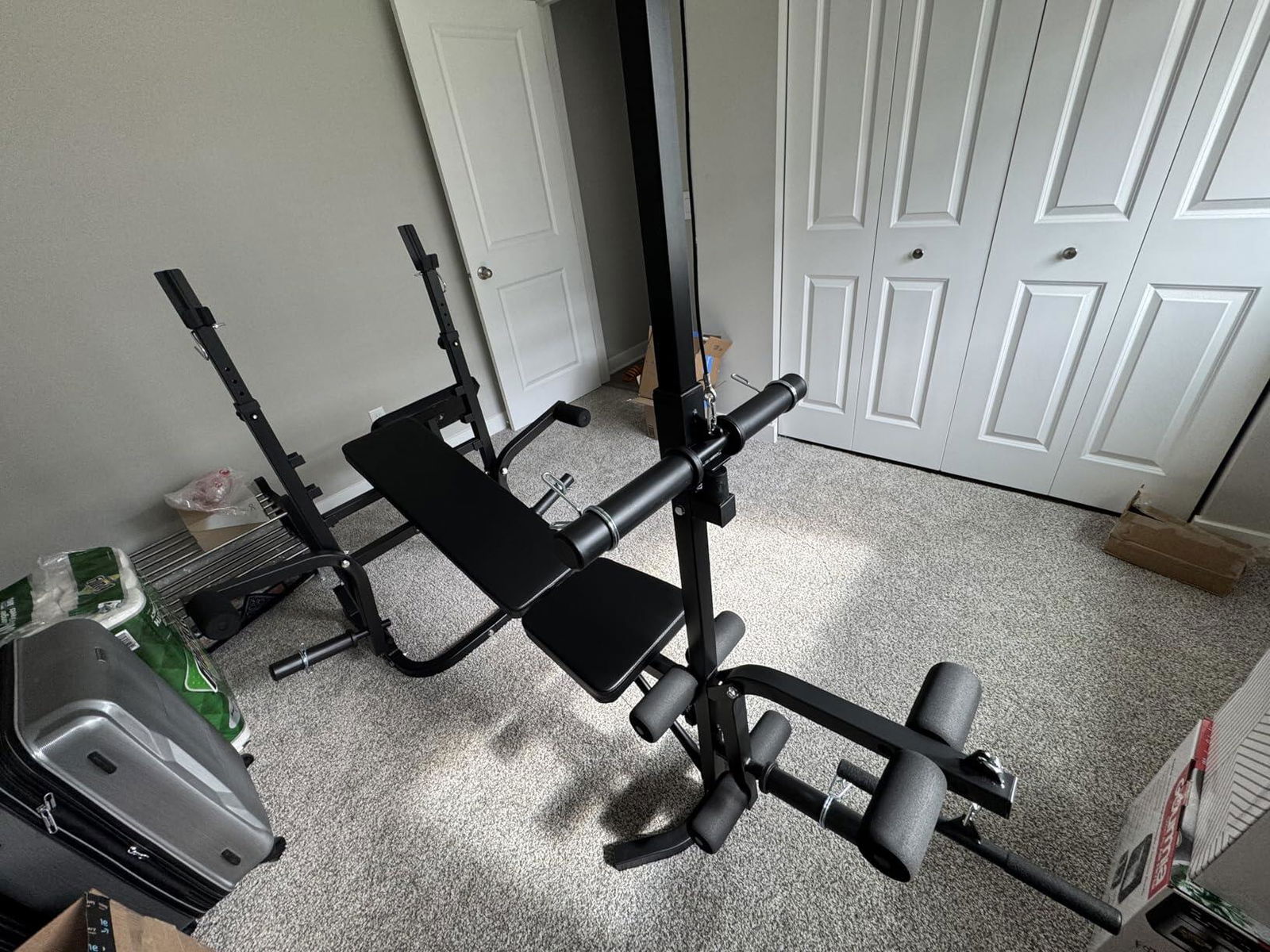 9-In-1 Multi Function Weight Bench Press Set With Lat Pull Down