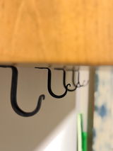 Solid Copper Hand Forged Wall Hooks