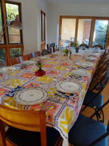 The Poppy Tile Capri Tablecloth
