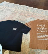 "Code of the Kingdom" Black Tee