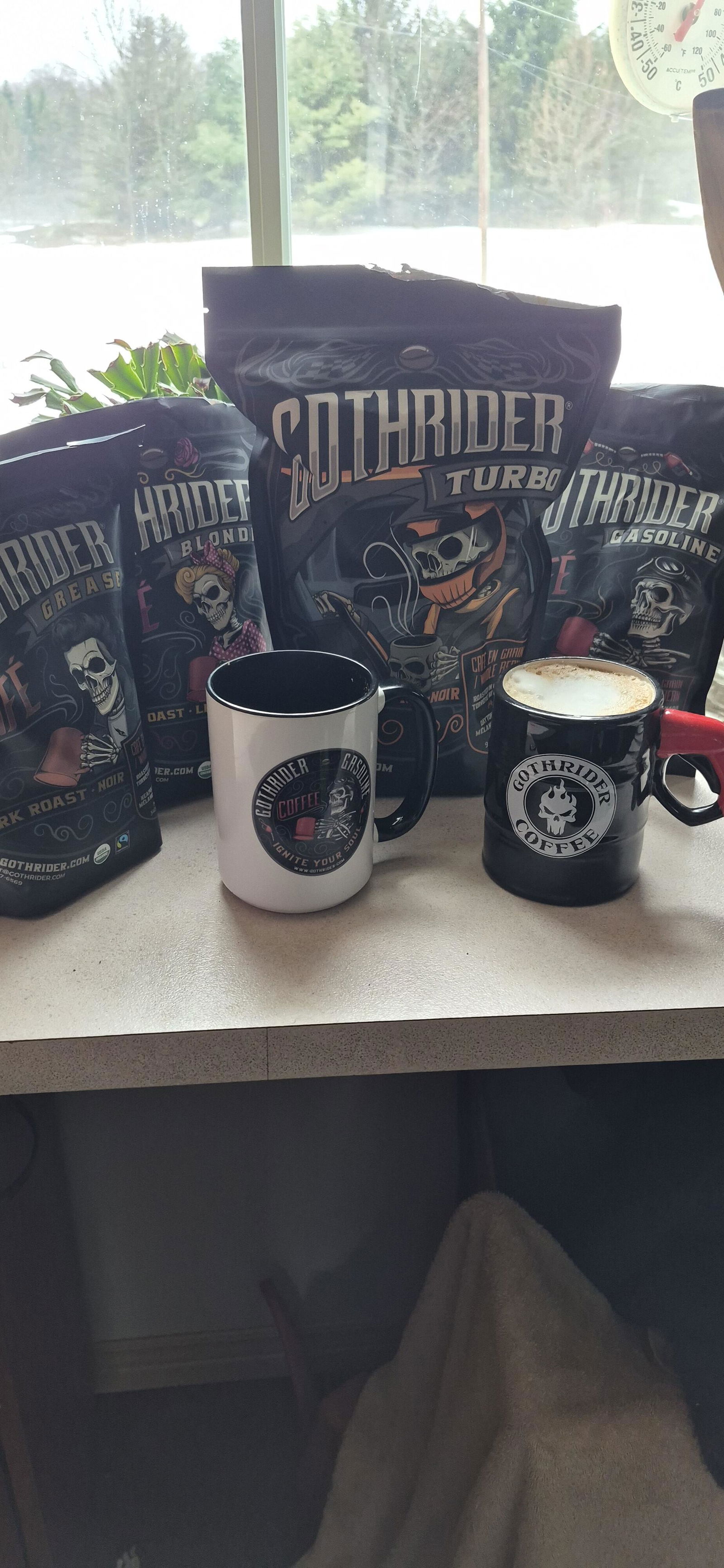 Turbo™ Medium-Dark Roast High-Caffeine Coffee | GothRider