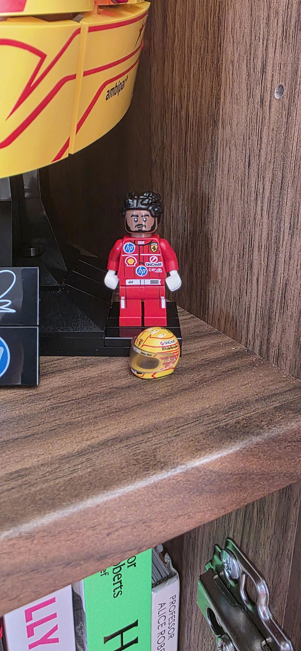 Lewis Hamilton 2026 Custom Lego Minifig Helmet
