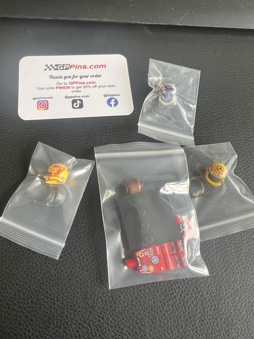 Lewis Hamilton Custom Lego Minifig