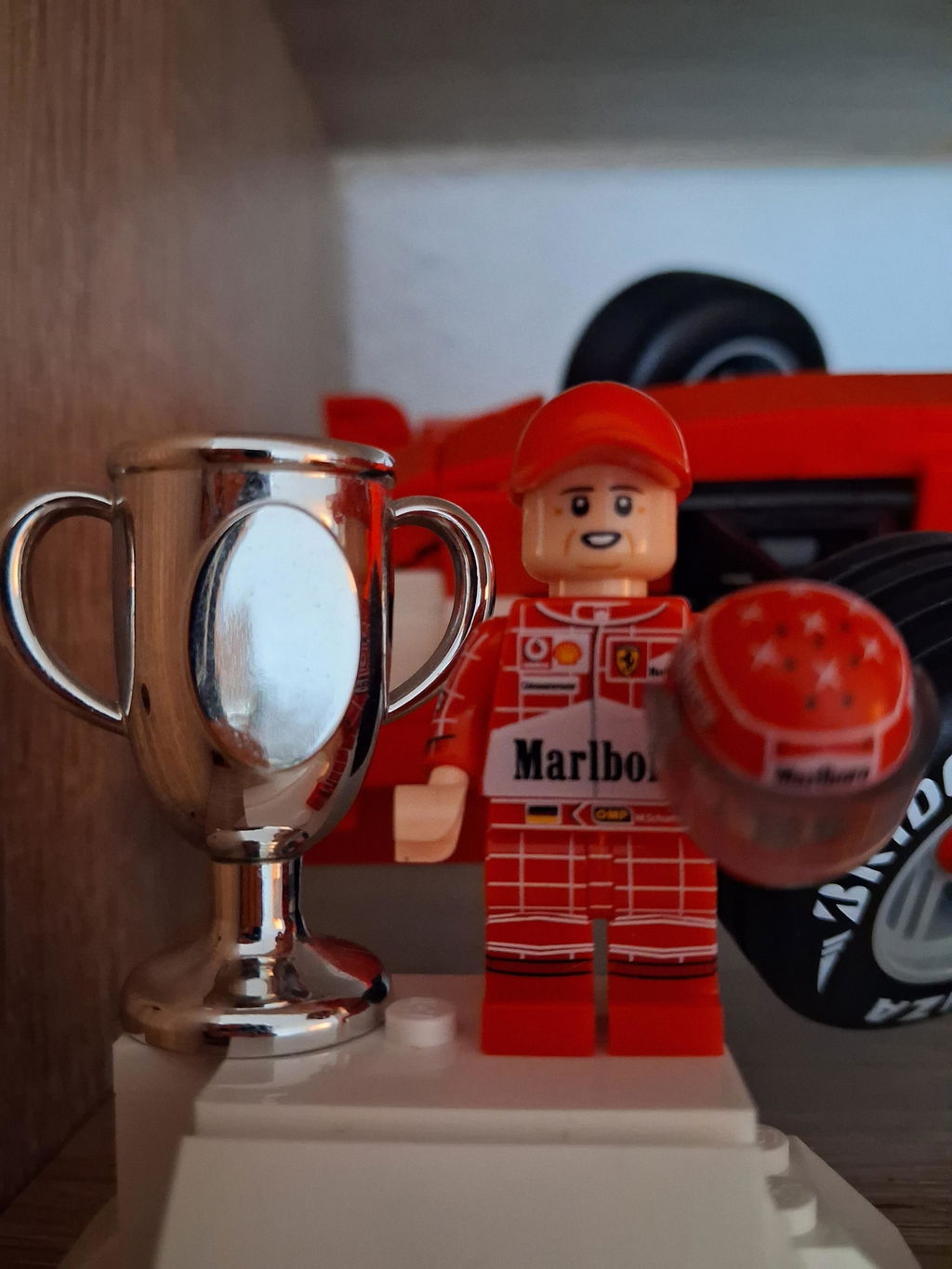 Michael Schumacher Custom Lego Minifig