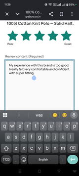 Anonymous review photo
