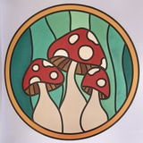 Stained Glass Coloring Book
