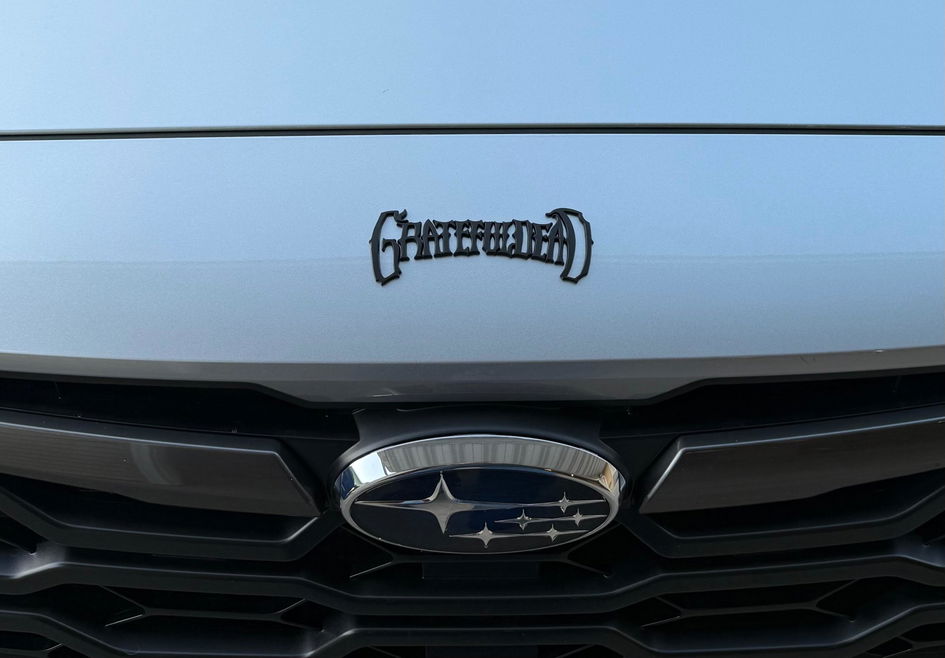 the GRATEFUL DEAD Chrome Car Badge | Grateful Fred