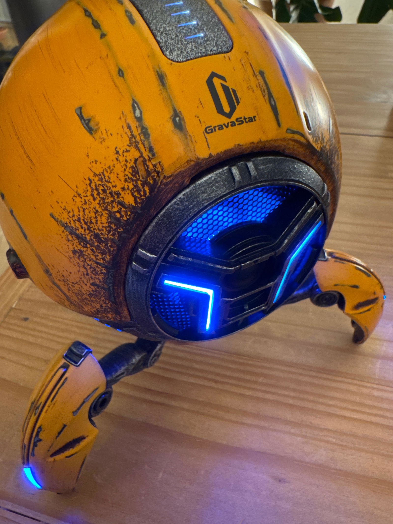 Mars Pro War-Damaged Yellow | 25W Dual BT 5.3 RGB 12h Battery TWS