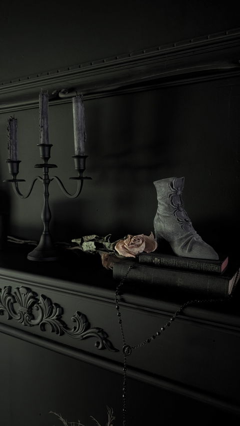 Midnight Black ~ Taper Candles