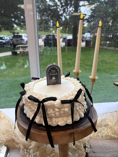 Til Death ~ Tombstone Candle