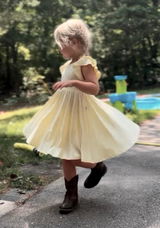 Summer Haze Twirl Dress with Biker Shorts