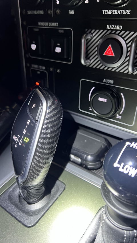 Carbon Fiber Shifter Cover