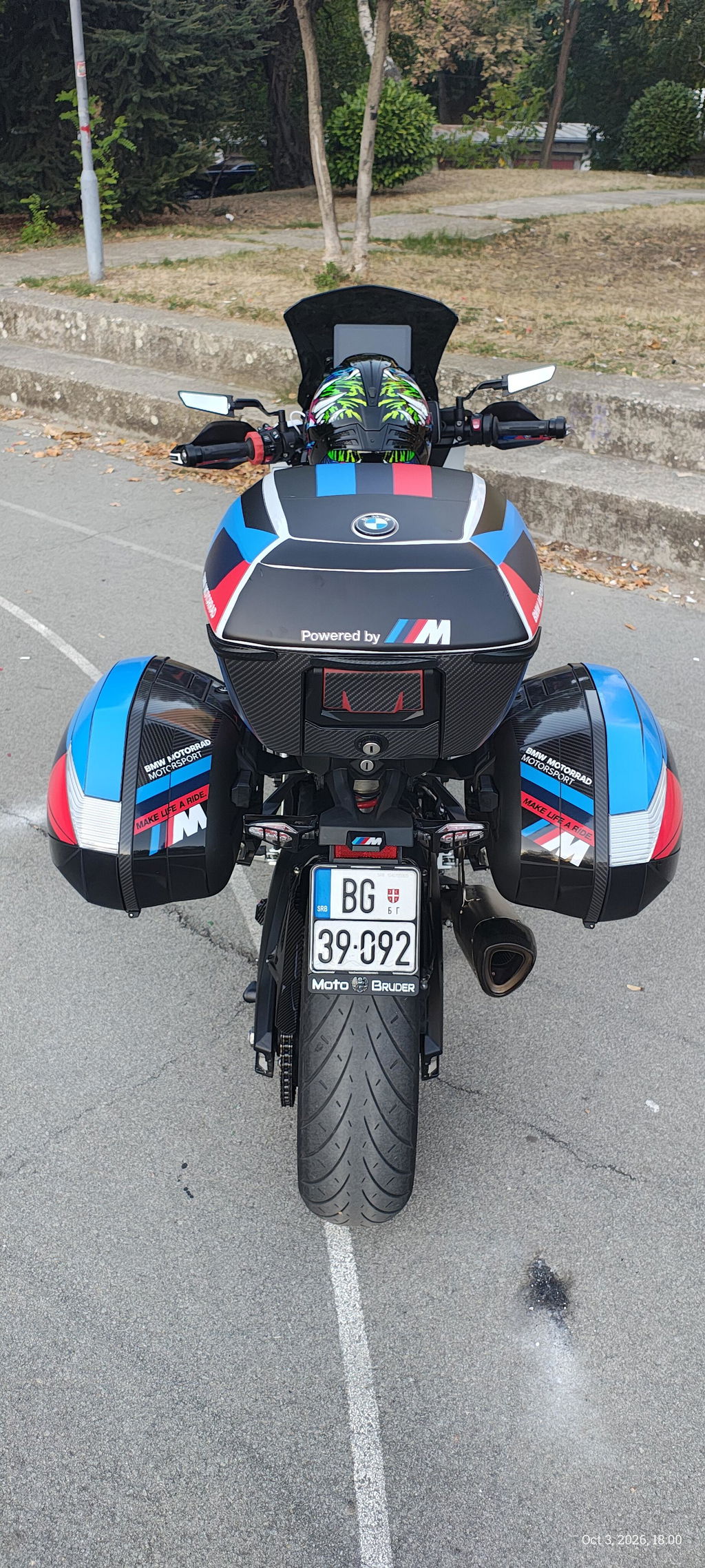 BMW 30L Top Box Graphic Decal Sticker Kit (1-1.M)