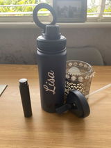 530ml Magnetic Phone Holder Water Bottle | Hands-Free Hydration