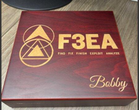 Customer photo of the Cherry Custom Engraved Humidor personalized gift from Groovy Guy Gifts, shared in a five star review by Jamie B.