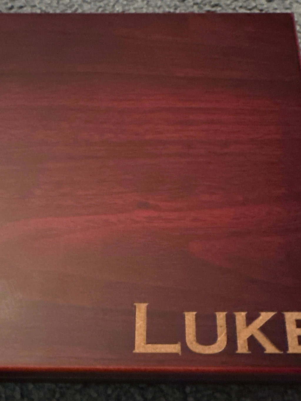 Customer photo of the Sentimental Gift Box Set personalized gift from Groovy Guy Gifts, shared in a five star review by Robert C.