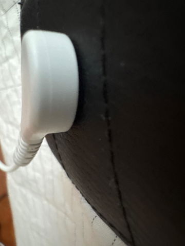 Customer photo: grounding cord connected