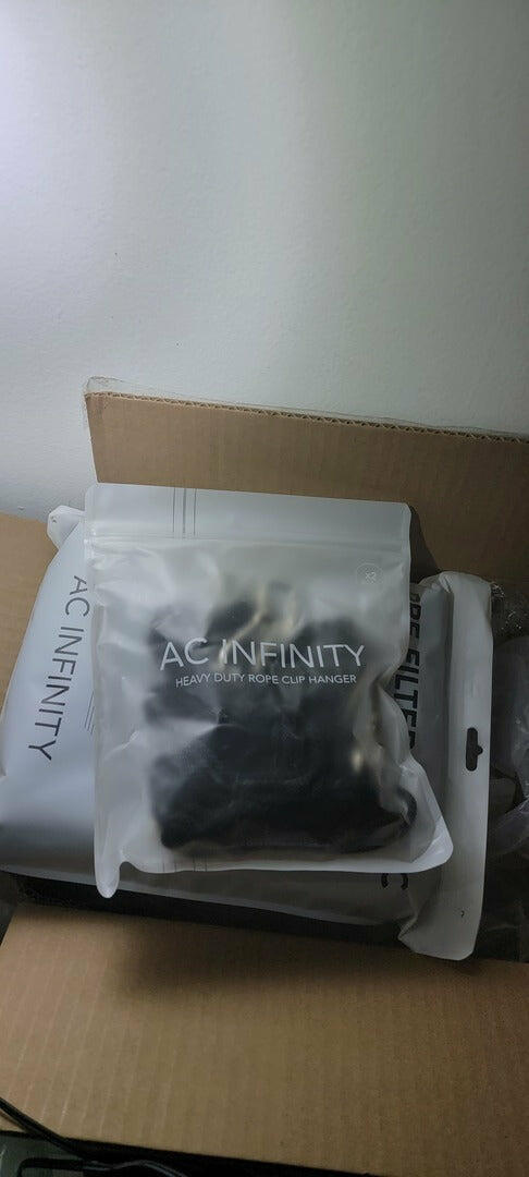 AC Infinity Heavy-Duty Adjustable Rope Clip Hanger Two Pairs