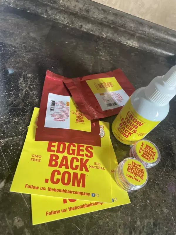 Customer review photo of Grow Your Edges Back order