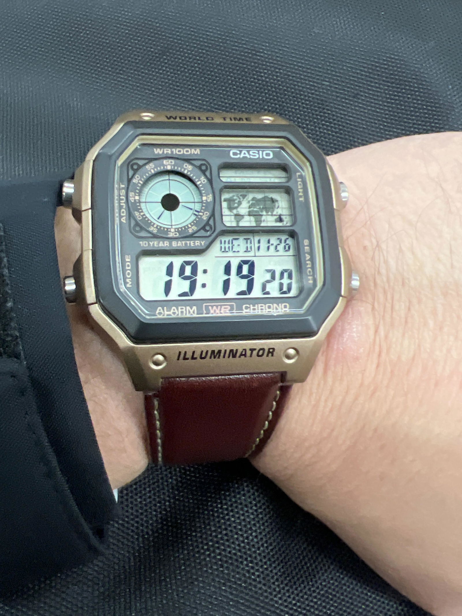 CASIO カシオ チープカシオ AE-1200WHL-5A メンズ 腕時計 10年保証