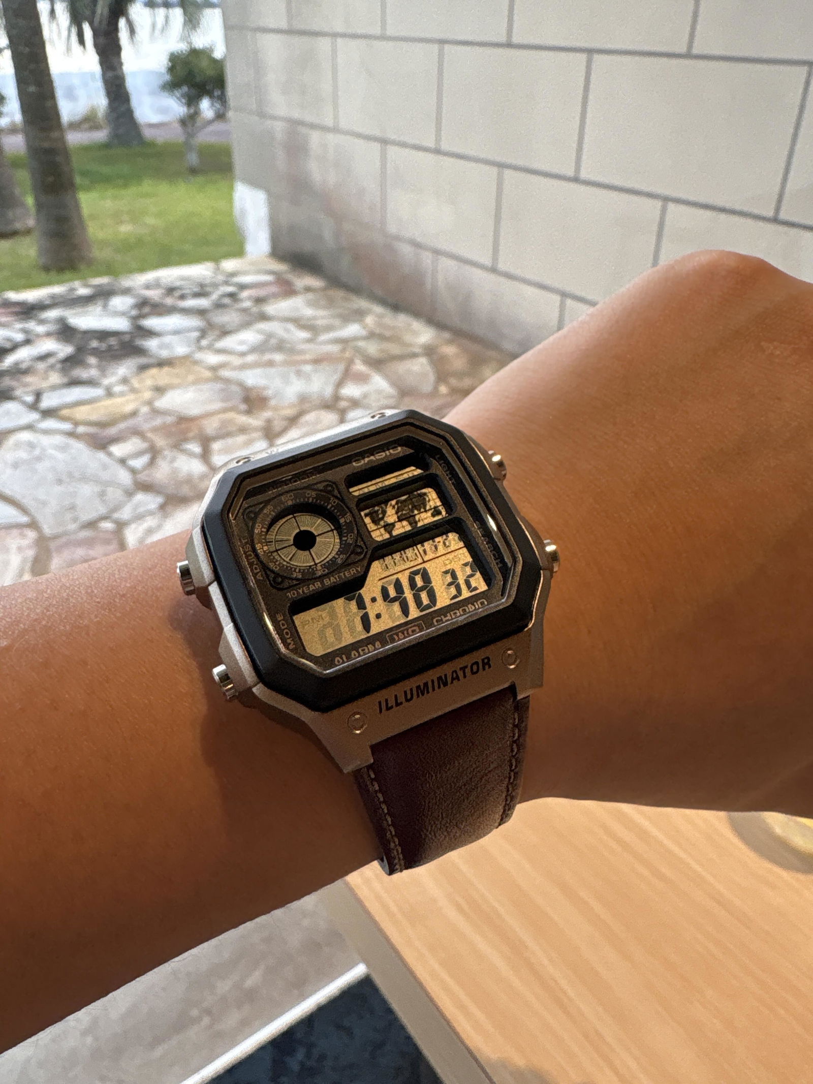 CASIO カシオ チープカシオ AE-1200WHL-5A メンズ 腕時計 10年保証