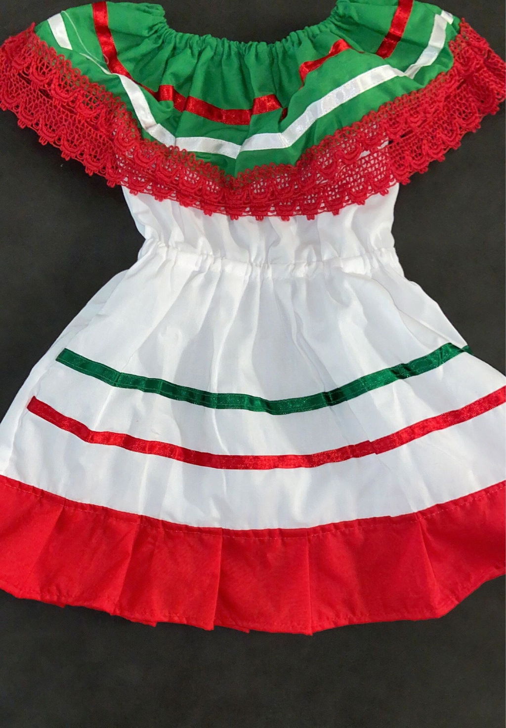 red white and green mexican dress Tricolor Campesino Children – Guelaguetza Designs Bailey Boys