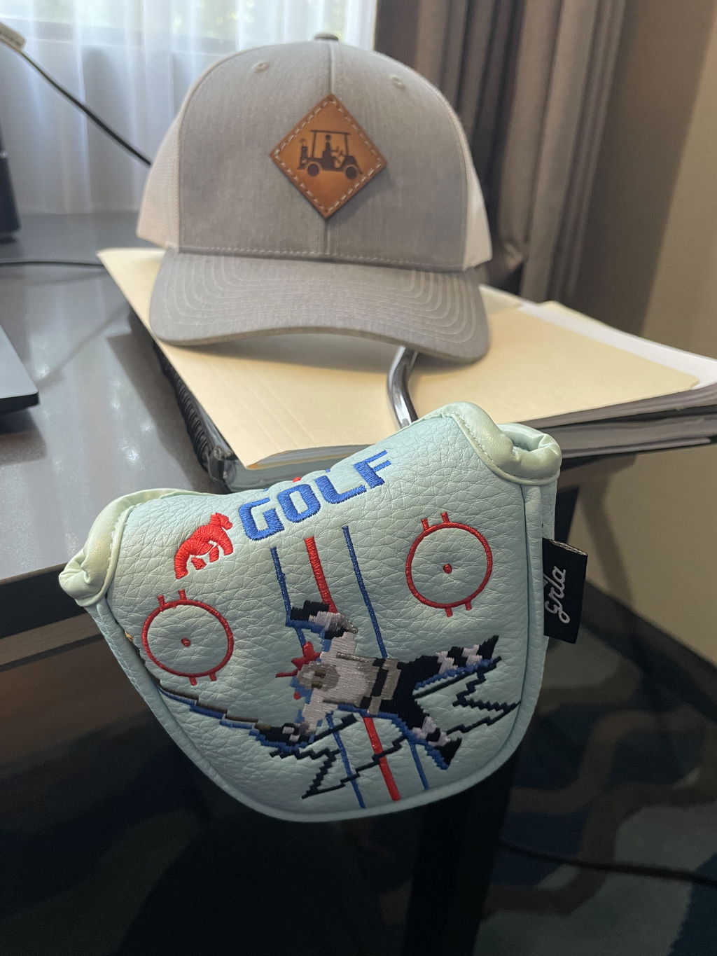 Retro Hockey Mid Mallet Putter Cover
